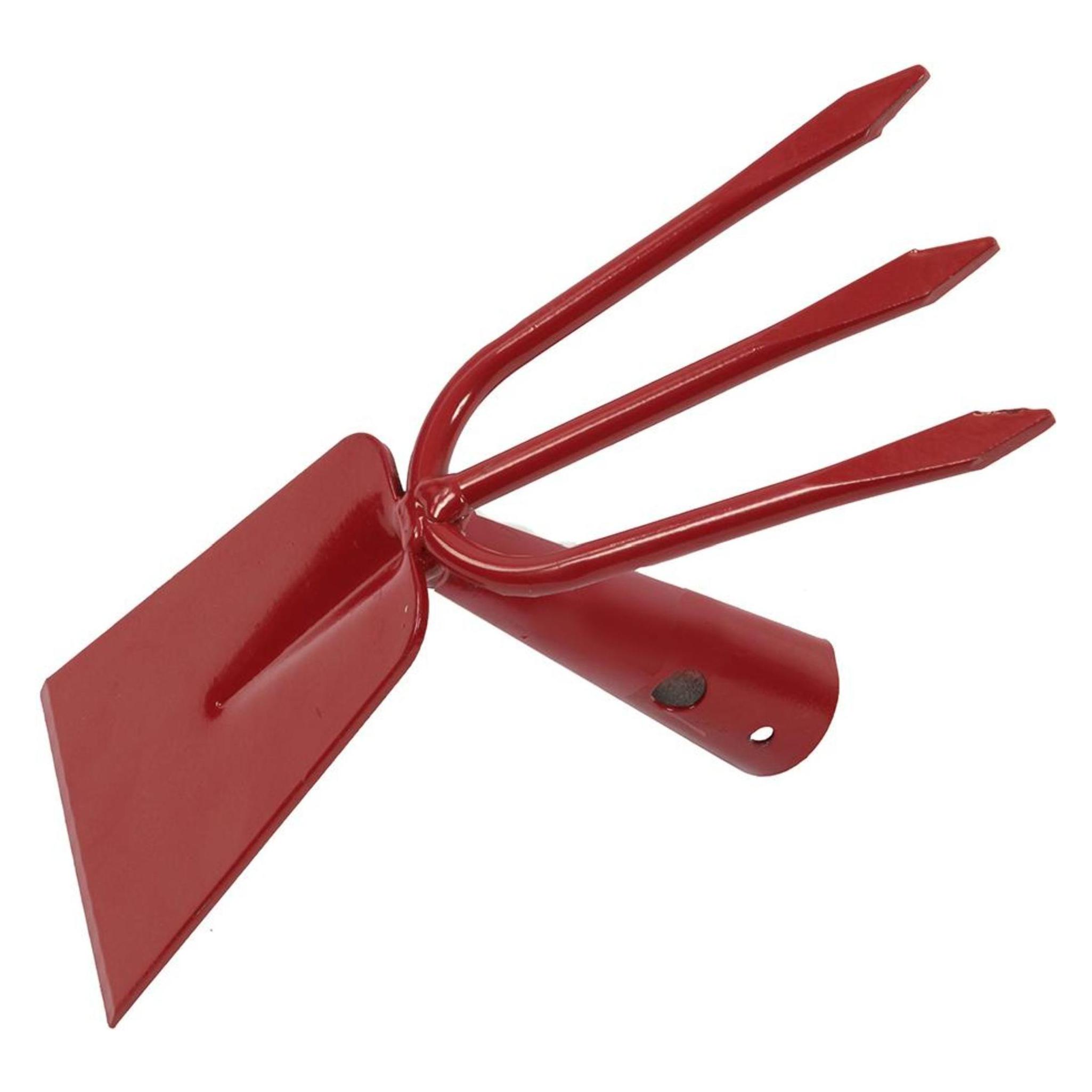 Magni Floraworld 010666 Doppelhacke Ersatzblatt Classic rot (4047883001300)