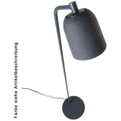 Casablanca Lava-Keramik-Stehleuchte CLAVIO, E27, IP20, anthrazit, mit Dimmer CSB-LV12-S155KD