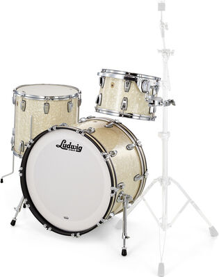 Ludwig Legacy Mahogany Fab V.White Vintage White Marine