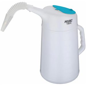 Hazet Messbecher 198-6, aus Kunststoff, mit 0,5 Liter Skala, Deckel und flexiblem Ausgießrohr, 5 Liter