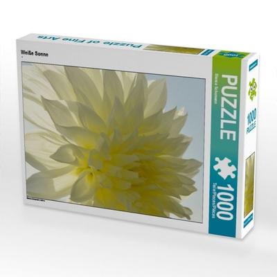 CALVENDO Puzzle Weiße Sonne | 1000 Teile Lege-Größe 64x48cm Foto-Puzzle für glückliche Stunden