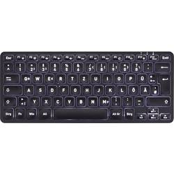 Perixx PERIBOARD-732 DE Tastatur Deutsch, QWERTZ Schwarz Wiederaufladbar 11952
