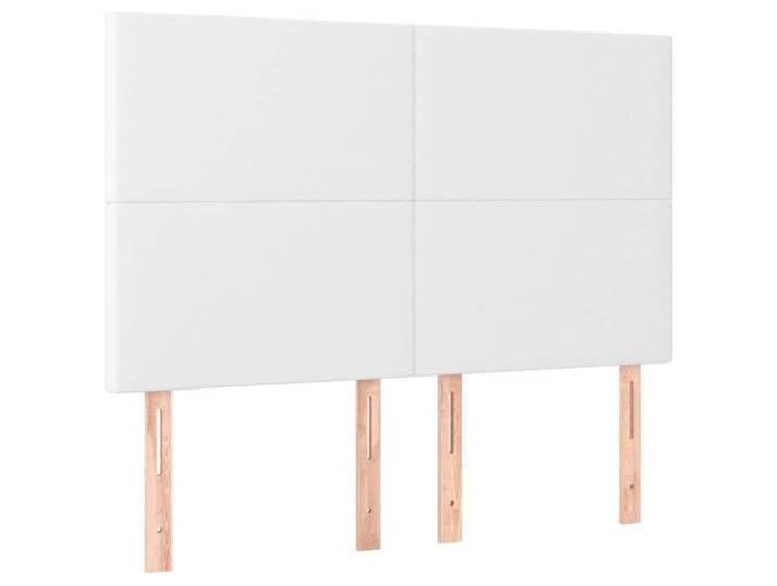 SALE 2026 Meuble Tête de lit Hauteur réglable Blanc - Tête de lit robuste blanche 144x5x118/128cm similicuir 18 Kg 153976
