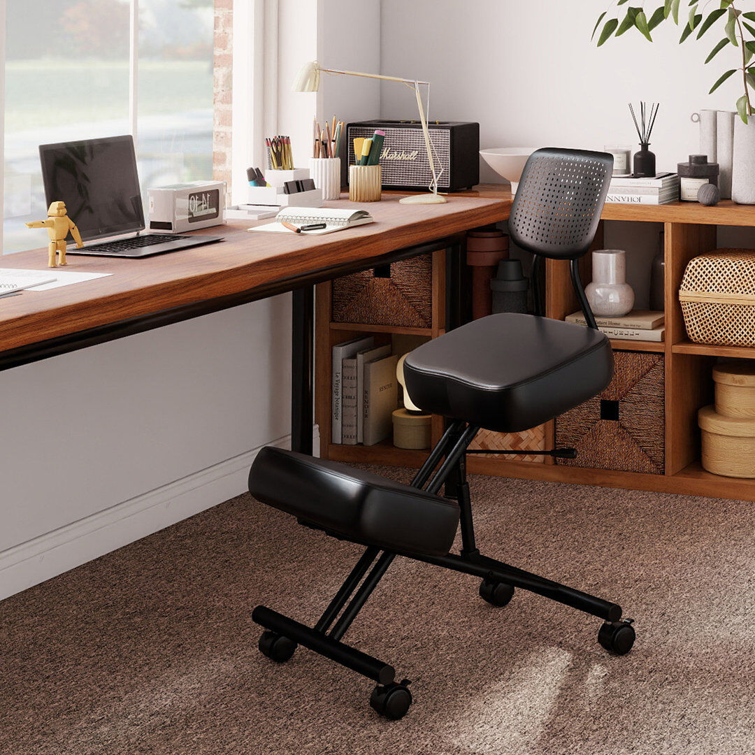 Inbox Zero Foam Padding Task Chair Black 103cm H X 65cm W X 46cm D
