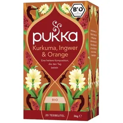 Pukka Kurkuma, Ingwer & Orange Kräutertee bio (20Btl)