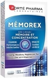 Forté Pharma Energy Memorex Optimizes Memory and Concentration 56