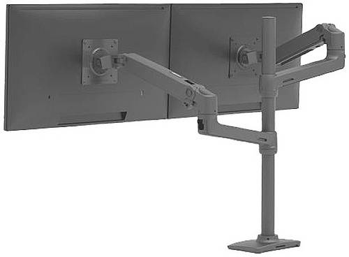 Ergotron LX Dual Arm Stacking Tall Desk Mount Monitor-Tischhalterung 2 Display(s) 38,1cm (15") - 101,6cm (40") Schwar