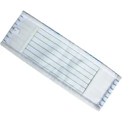 Wischmop Meiko Micro-Borstenmopp weiß-blau 50 cm zum Anlösen von starken Verschmutzungen mit gleichzeitiger