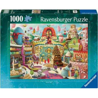 Puzzle RAVENSBURGER "Sweet Street", bunt, Puzzles, KinderB:70cm H:50cm, Pappe, Made in Germany, B:70cm H:50cm