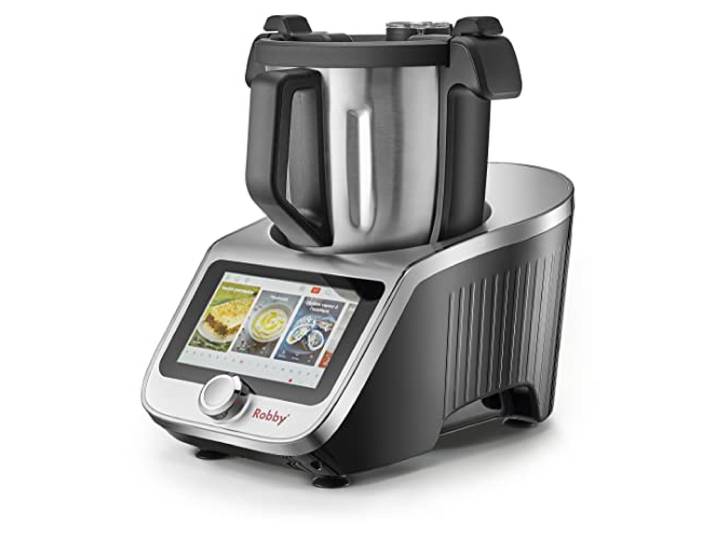 Robot Cuiseur Multifonctions Connecté Avec Bol Xl\, Balance Intégrée Et Grand Écran Tactile +750 Recettes - ROBICOOK XL