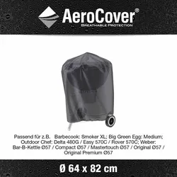 AEROCOVER  AeroCover Atmungsaktive Schutzhülle für Grillgeräte Ø 57cm