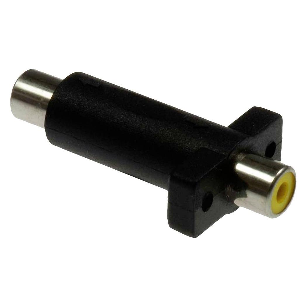 Lyndahl Cinch AV Adapter (1x Cinch-Buchse - 1x Cinch-Buchse) Schwarz/Gelb (Cinch Kabel) (LKPA022GB)