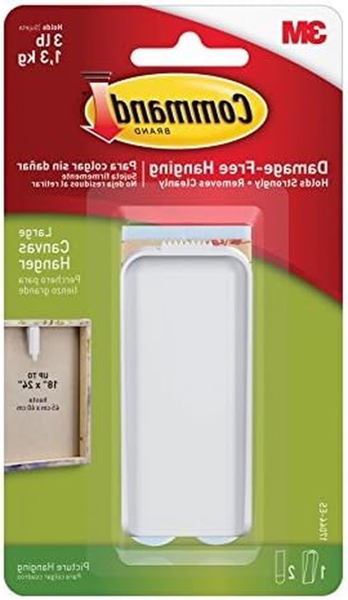 Doek Hanger Canvas Ophangsysteem Wit - Groot Formaat - Zelfklevend
