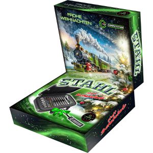 KS-Tools Adventskalender COMPETITION 899.1100 XXL, gefüllt mit Mini-Bit-Stecknuss-Satz, 63 x 38, 53teilig