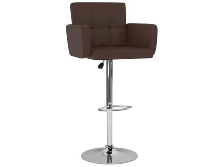YUTAASU Barhocker 2 STK. Braun Kunstleder
