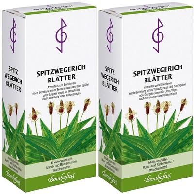 Spitzwegerichblätter Tee 2x 2x75 g