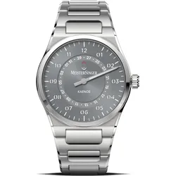 Meistersinger Klassik Plus Kaenos Open Date KSOD927 - grau,silber - 40mm