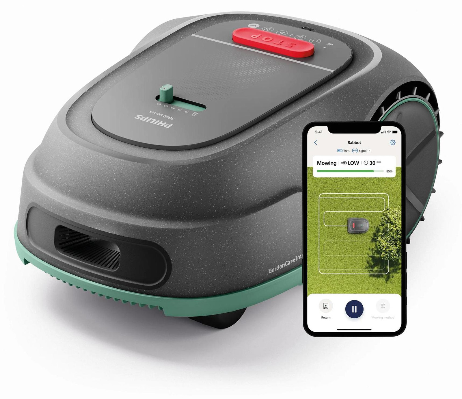 Philips robotmaaier Serie 3000 - Grijs (RSL3000/10)