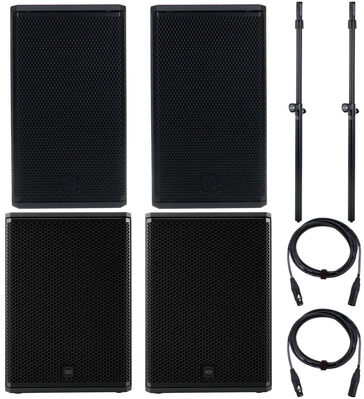 RCF NX 910/SUB15-AS Power Bundle Noir