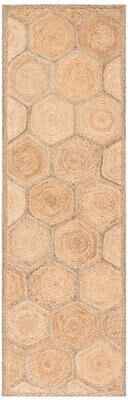 SAFAVIEH Handmade Natural Fiber Kika Honeycomb Jute Rug