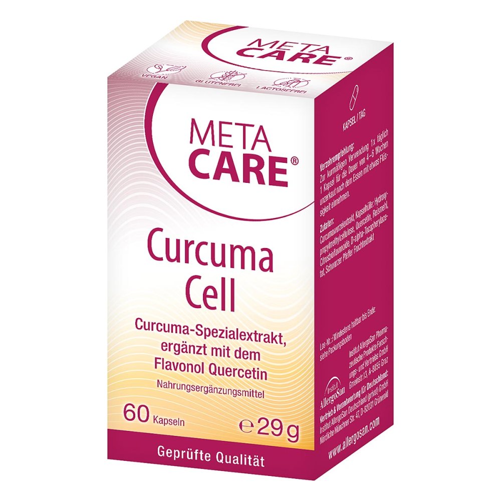 INSTITUT ALLERGOSAN Deutschland (privat) GmbH Meta-Care Curcuma Cell Kapseln 18003447