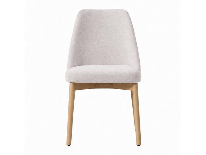Xlmoebel Esszimmerstuhl Eleganter Bouclé Stuhl mit Eichenholzbeinen für das Esszimmer, Made in Europa