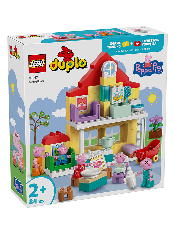 LEGO® DUPLO®: Peppa Wutz Familienhaus - ab 2 Jahren - onesize