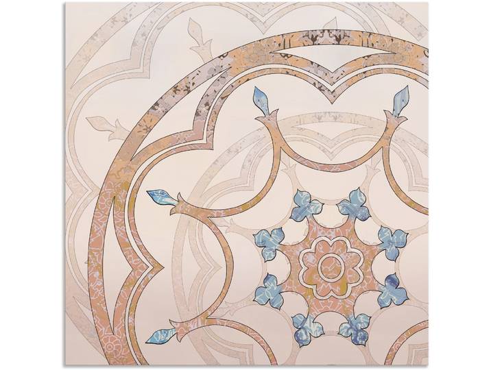Alu-Dibond-Druck ARTLAND Boho Mandala , beige (farbe bild(er): natur), B:50cm H:50cm, Bilder, Alu-Dibond-Druck, für Innen- und Aussenbereich geeignet, Outdoorbild