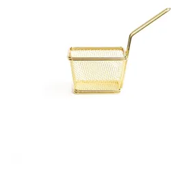 Comas Quadratischer Korb Gold 10X9Xh7 Cm Model Al Andalus X 4 Stück