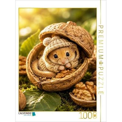CALVENDO Puzzle Das kleinste Nussnest | 1000 Teile Lege-Größe 64 × 48 cm Foto-Puzzle für glückliche Stunden