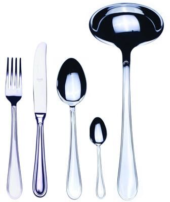 Mepra Norma Flatware Set - 49 Pieces - Stainless Steel