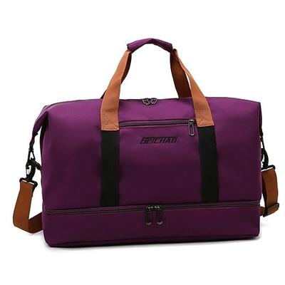 Weekender-Tasche, Reisetasche mit Schuhfach, große Tragetasche für Damen, Sporttasche mit Trolley-Fach für Kurztrips, Geschäftsreisen, Übernachtungen, Handtasche für Gepäck