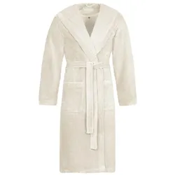 Vossen Bademantel Lynn L Mischgewebe Weiß Ivory