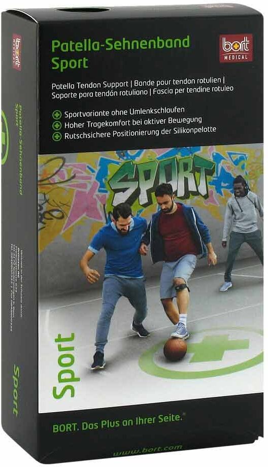 Bort Patella Sehnenband Sport Größe 2 schwarz/grün