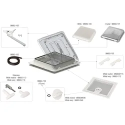 Fiamma Handgriff plus Verlängerung für Vent / Turbo Vent Fiamma Artikelnummer 98683-116