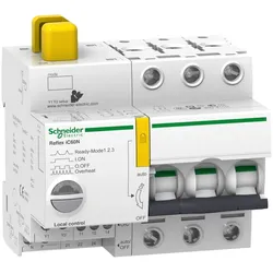 Schneider Electric A9C61340 Reflex iC60N Ti24 40A 3P B, Fernschaltbarer Leitungsschutzschalter