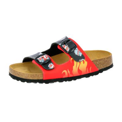 Pantolette LICO "Pantolette Bioline Emergency", Mädchen, Gr. 38, rot, Synthetik, Schuhe Pantolette