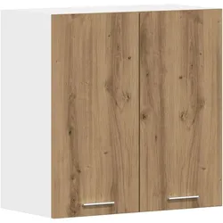vidaXL, Regal, Nazonor (1x Hängeschrank (2 Türen) 60 cm breit 60 cm hoch) (60 x 31 x 60 cm)