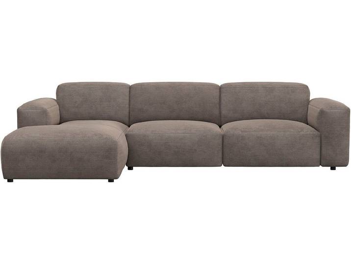 FLEXLUX Ecksofa Lucera bequem und komfortabel durch hochwertigen Sitzaufbau, L.Form, modern & anschmiegsam, Kaltschaum, Stahl-Wellenunterfederung