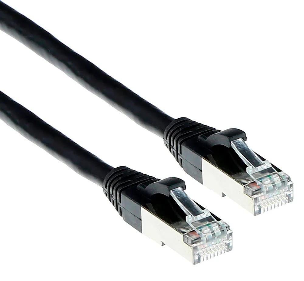 ACT Netwerkkabel Cat.6a RJ-45/RJ-45 zwart 0,5 meter