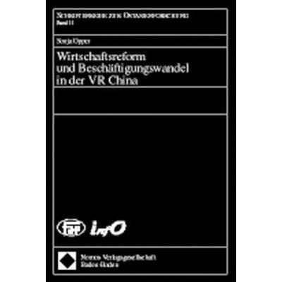 Wirtschaftsreform und Beschäftigungswandel in der VR China, Taschenbuch von Sonja Opper, Nomos, 978-3-7890-5877-6