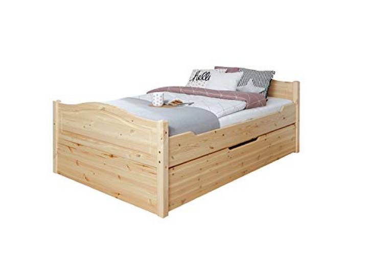 TiCAA Einzelbett Leni 120x200 Kiefer Natur