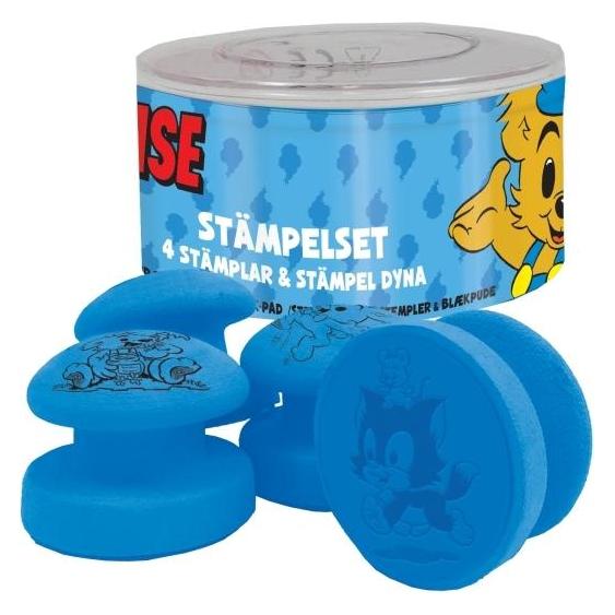 Bamse Stamp Set with 4 stamps and ink pad (062105424)