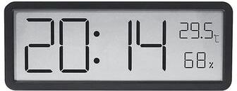 Uplift Picks Large Screen Digital Wall Clock With Temperature And Humidity Display black