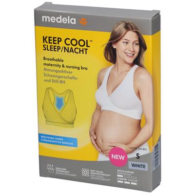 Medela Keep Cool Schlaf BH S weiß 1 St Bustier