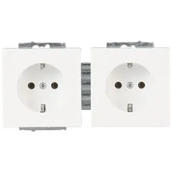 Busch-Jaeger SCHUKO Doppelsteckdose 20-2 EUC-84