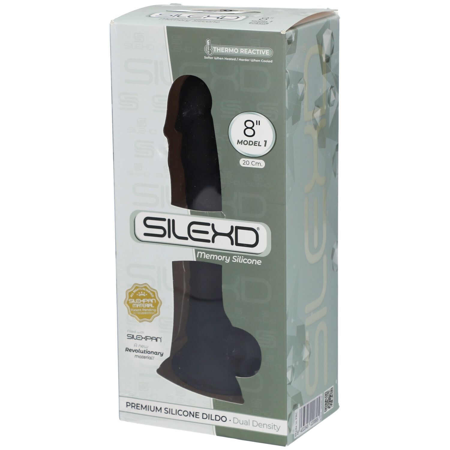 Silexd Premium Silicone Dildo Model 1 - 20 cm Zwart St Sonstige