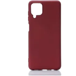 We-Vibe We Coque de protection SILICONE SAMSUNG GALAXY A12 Bordeaux: Matière silicone - (Samsung Galaxy A12), Smartphone Schutzfolie, Rot