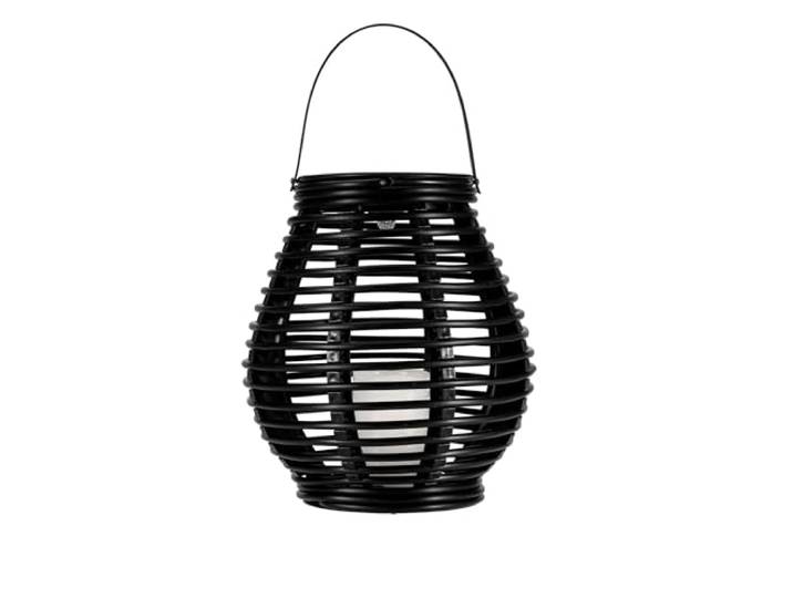 Paulmann Pauleen 48293 lanterne solaire à LED « Sunshine » « Glow »\, kit de 2\, 188 mm\, noir\, brun\, IP44\, lampe solaire