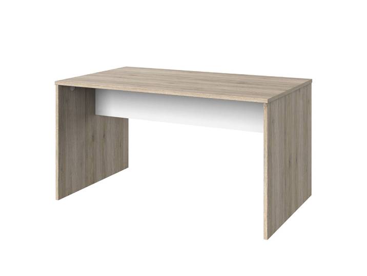 Bureau Joker II 140 x 72 x 70cm Marron/Imitation chêne de San Remo/Blanc